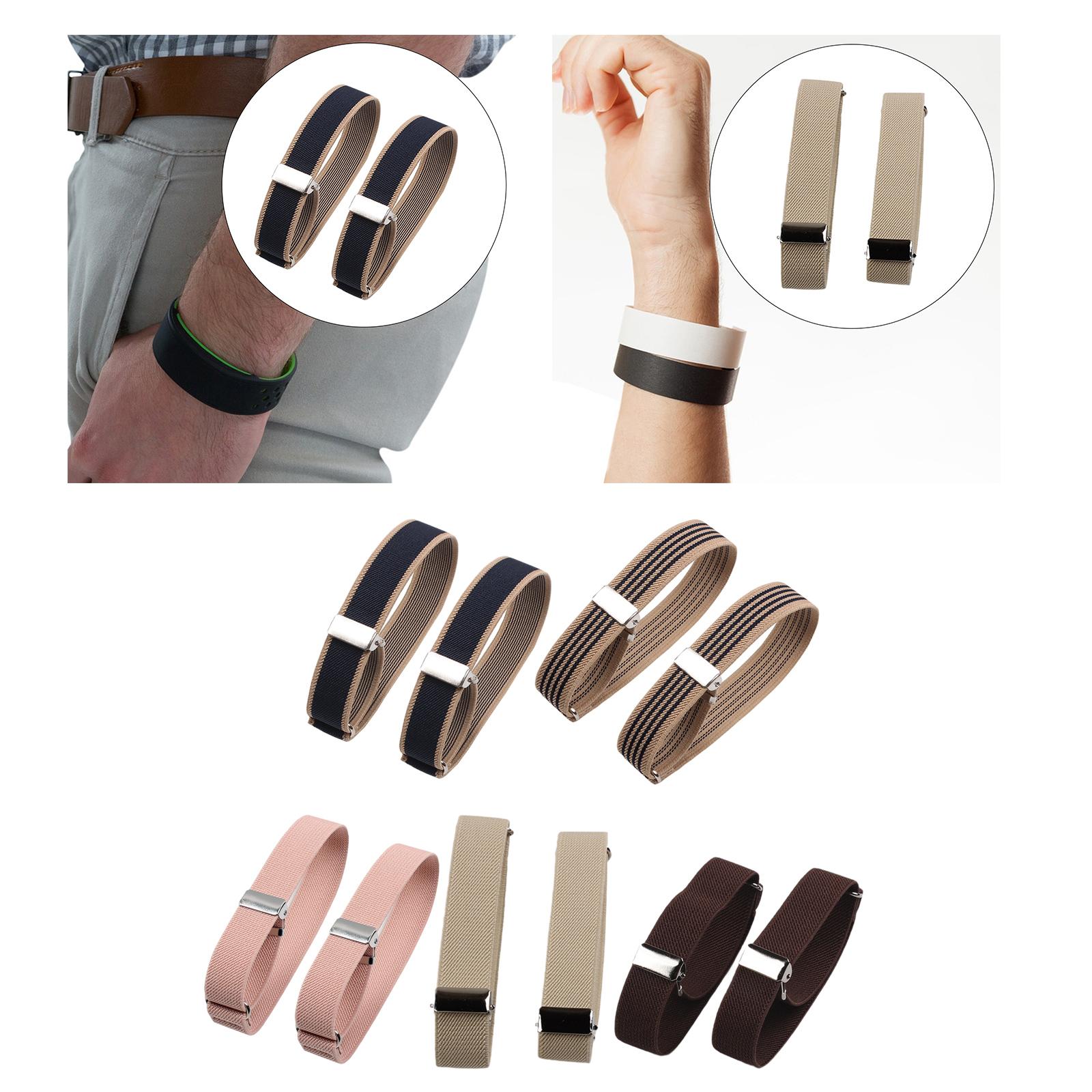 Men Formal Wear Fashion - Elastic Armbands Stretch Sleeve Holders Adjustable