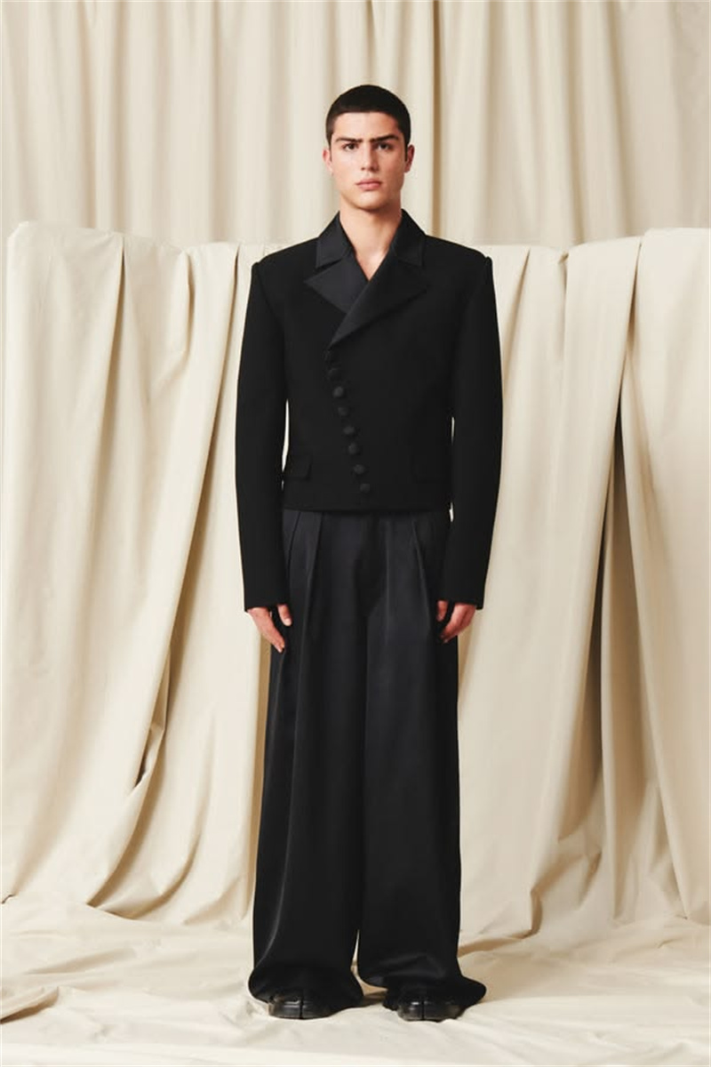 Men Formal Wear Fashion - Loose Men Suits Pants Set 2