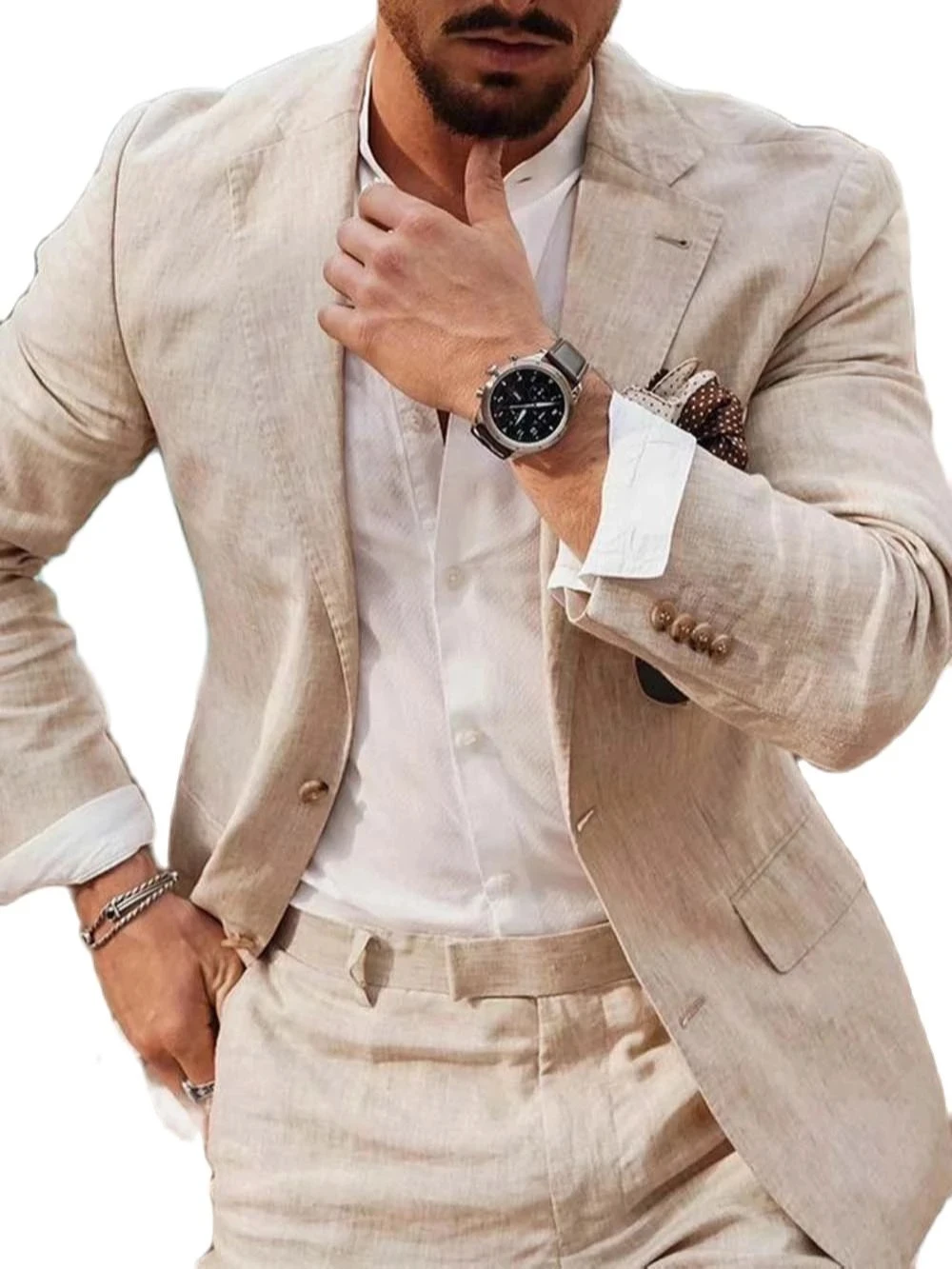 Summer Beach Business Linen Me - Formal Men Party Wear Jacket review and price