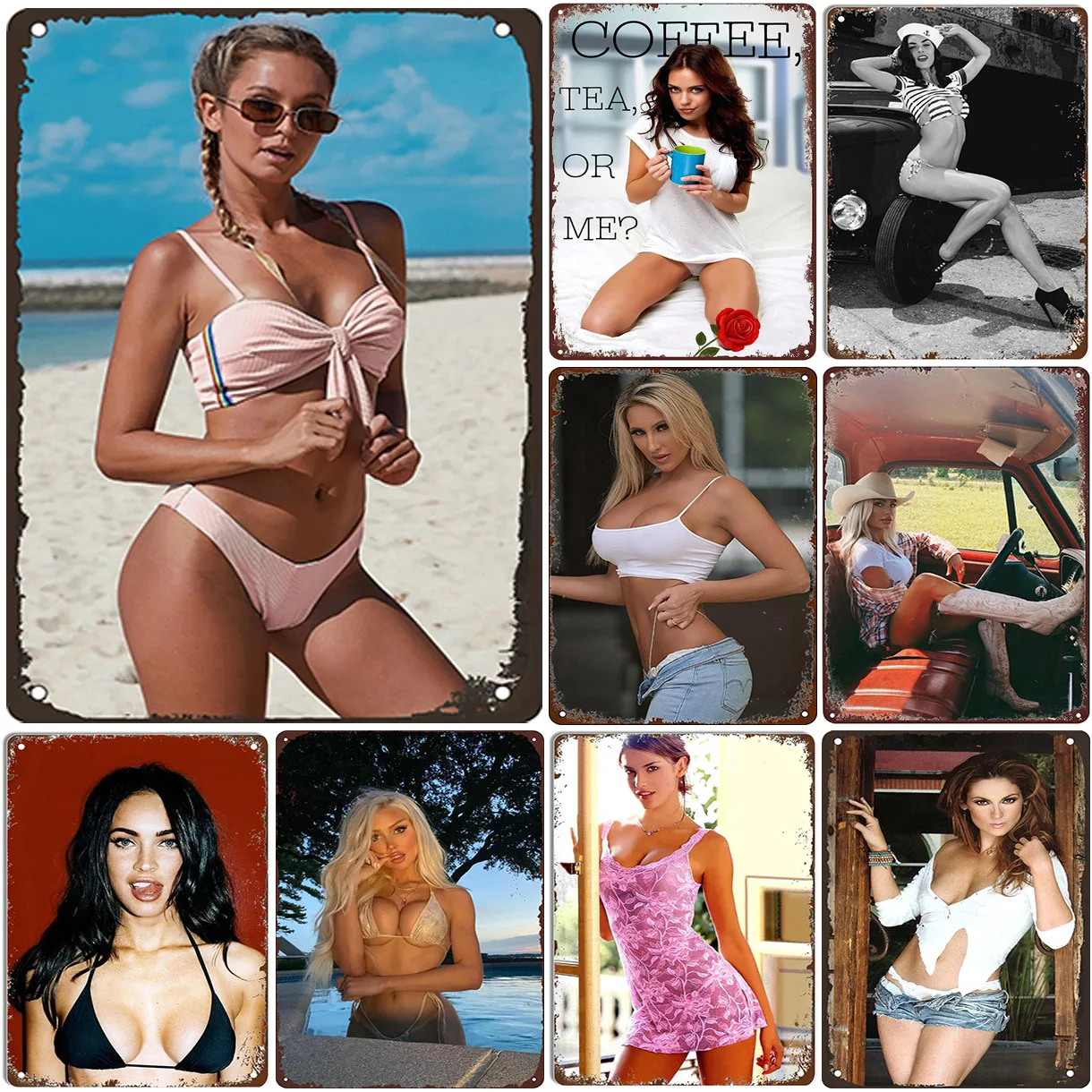 Vintage Metal Tin Sign Retro P - Tuxedo Lapel Pin review and price