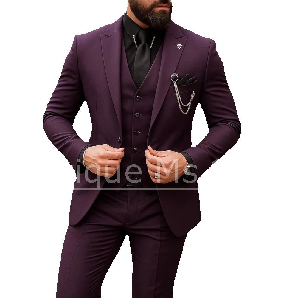 Men's 3 Piece Suit Single Brea - Formal Men Party Wear Jacket review and price