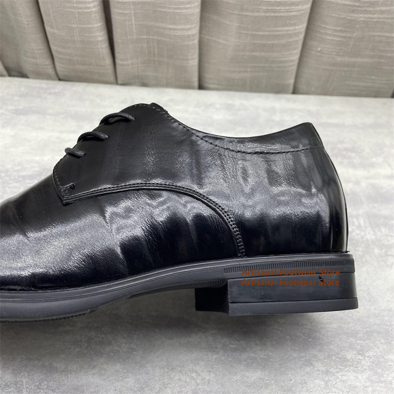 Men's Black Leather Oxford Sho - Formal Men Daily Wear Shoes review and price