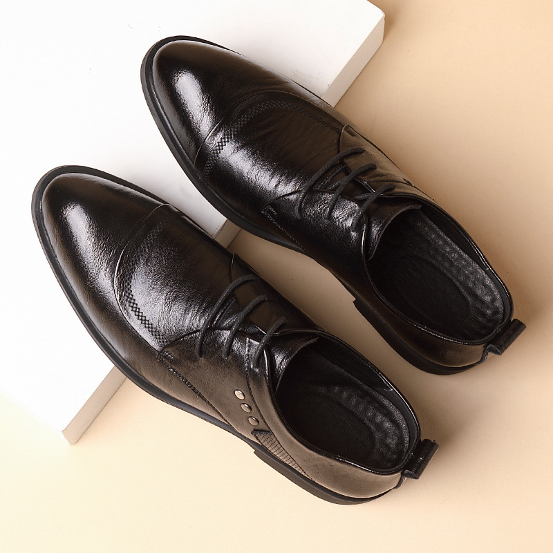 Leather Oxford Shoes With Meta - Formal Men Daily Wear Shoes review and price