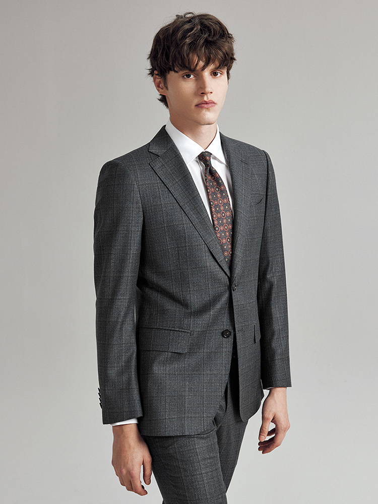 100% Wool Suits For Men Slim F - Men Formal Wear Fashion review and price