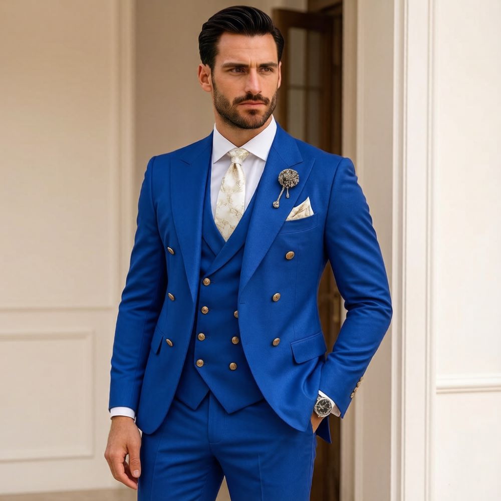 Men Ivory Wedding Suit Slim Fi - Men Formal Wear Modern review and price
