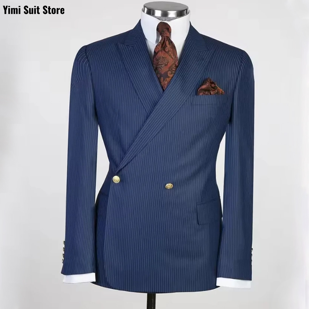 Pinstripe Men Suits 2 Pieces O - Men Formal Wear Modern review and price