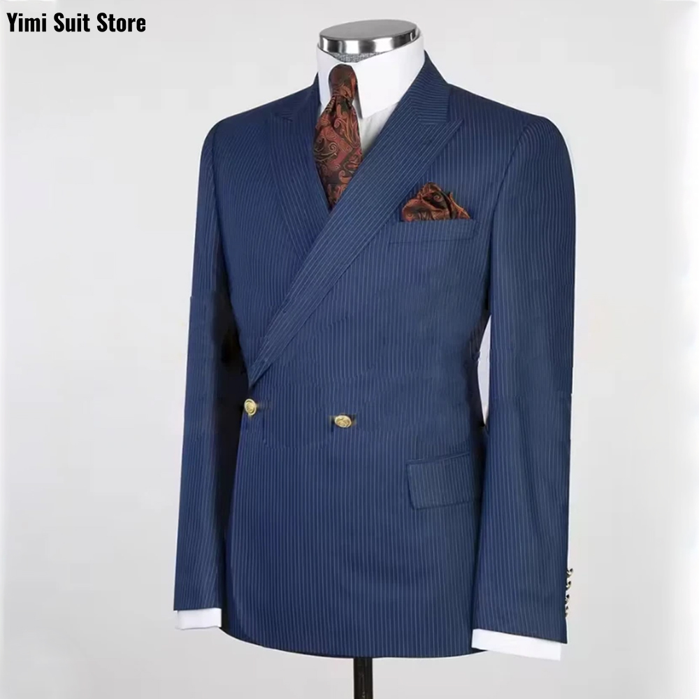 Pinstripe Men Suits 2 Pieces O - Men Formal Wear Modern review and price