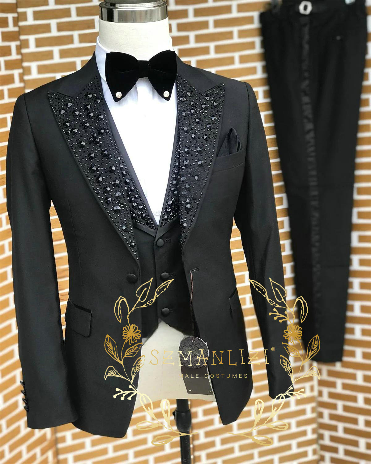 Black Men Suits Luxury Stone C - Men Formal Wear For Wedding review and price