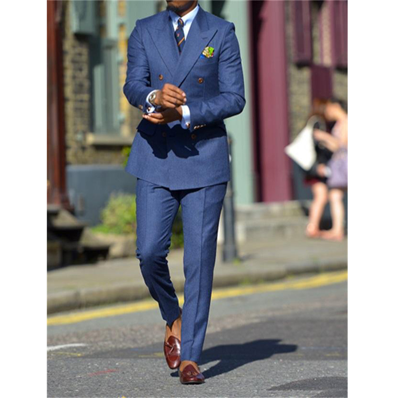 Dark Blue Formal Mens Suits Tw - Men Formal Wear For Wedding review and price