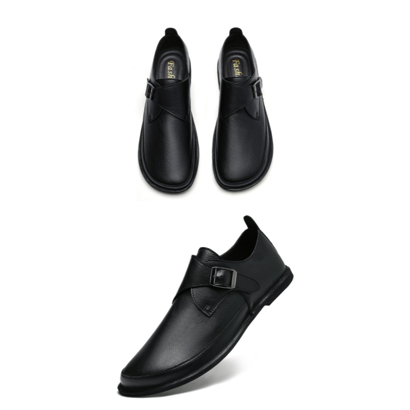 Men'S Leather Munk Shoes Fashi - Formal Men Daily Wear Shoes review and price