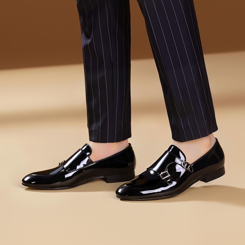 Piergitar New Black Color Pate - Men Formal Wear Fashion review and price