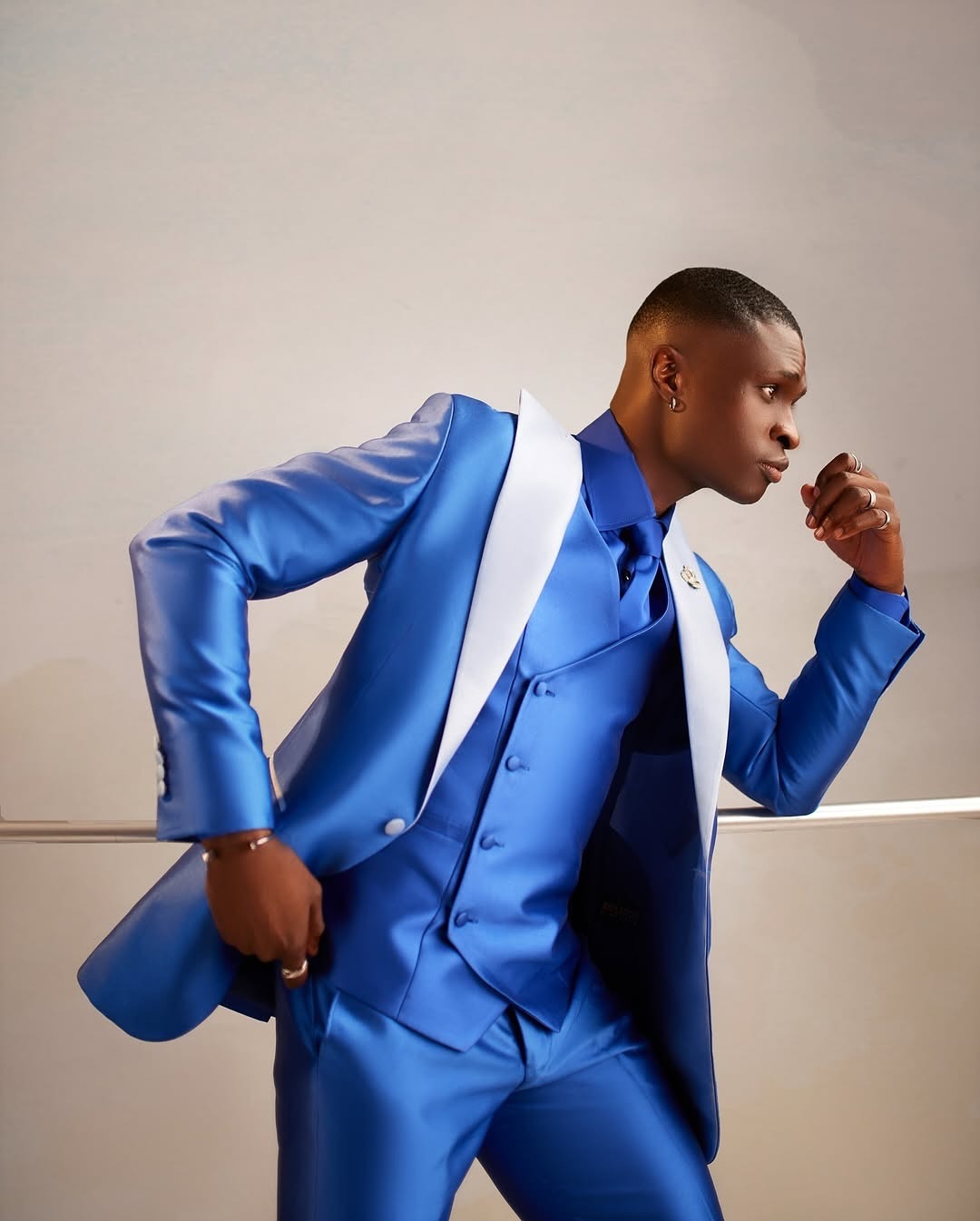 Satin Men Suit Set 3 Pcs Blaze - Men Formal Wear Modern review and price