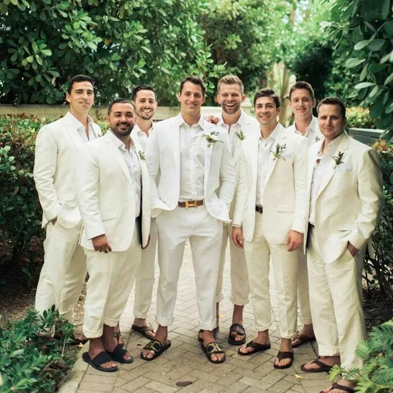 Linen Wedding Tuxedo For Men S - Men Formal Wear Modern review and price