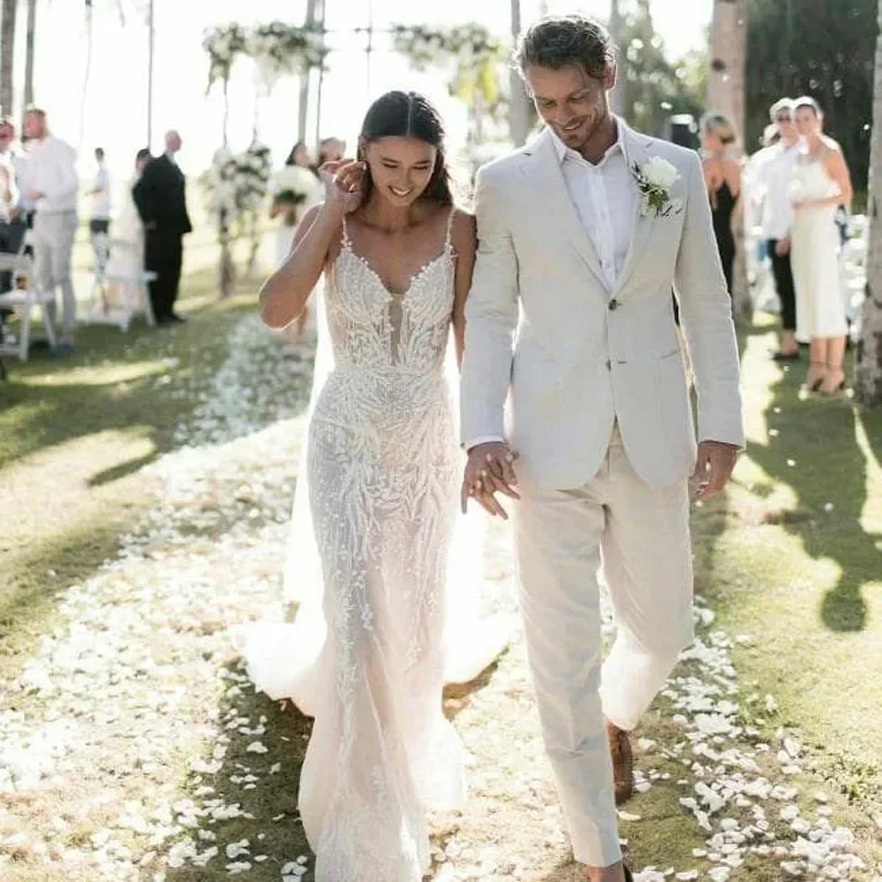 Linen Wedding Tuxedo For Men S - Men Formal Wear Modern review and price