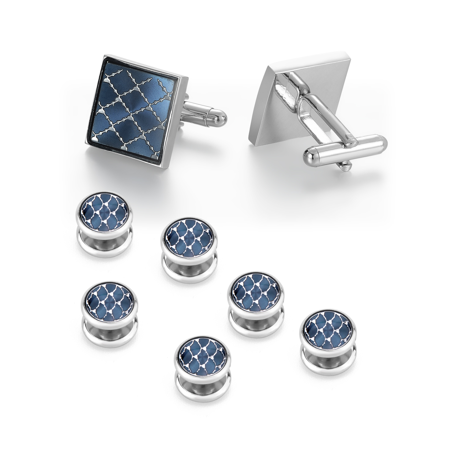 Cufflinks And Studs Set Shirt  - Dress Shirt French Cuff review and price
