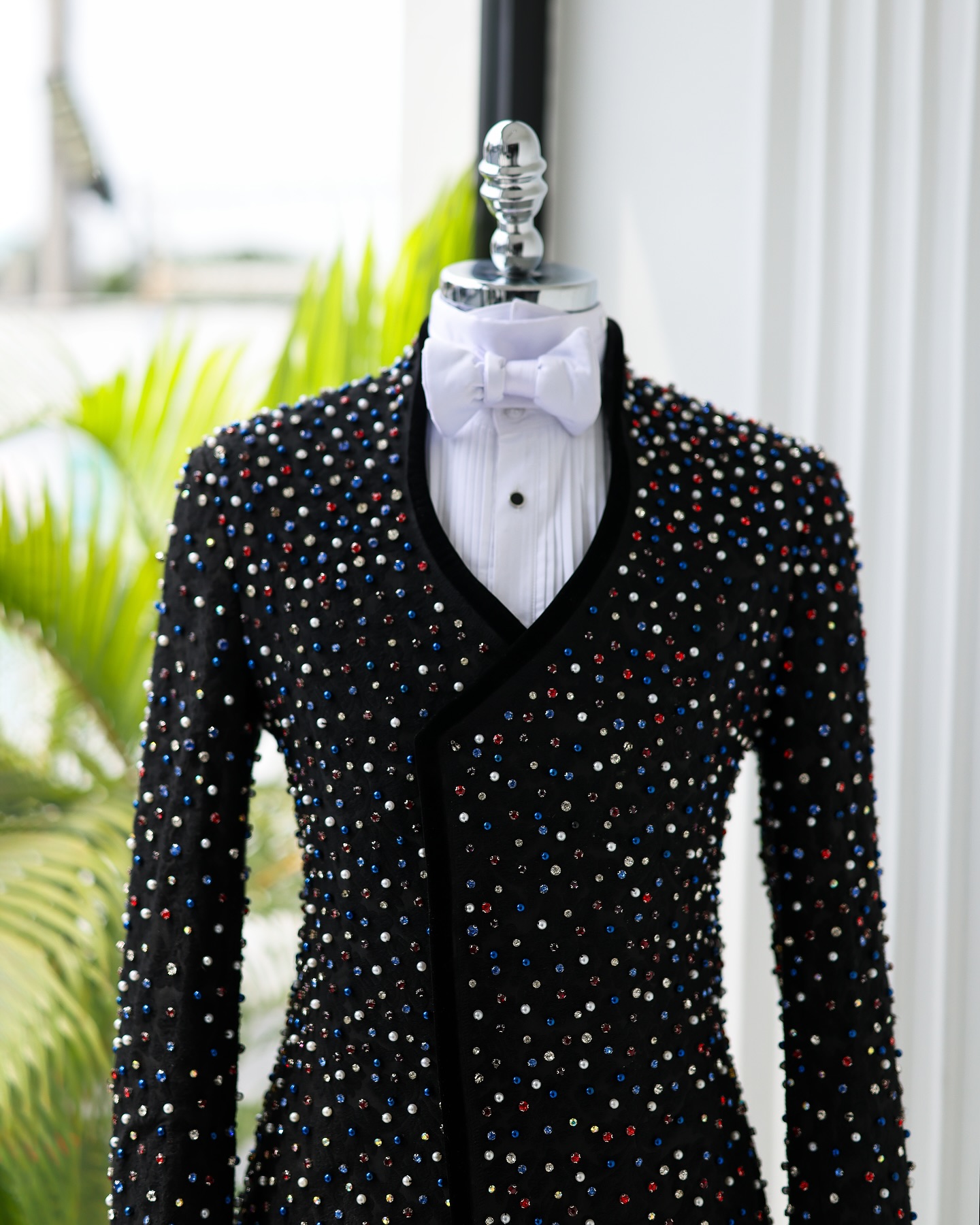 Colorful Crystals Men Suits Se - Men Formal Wear Modern review and price