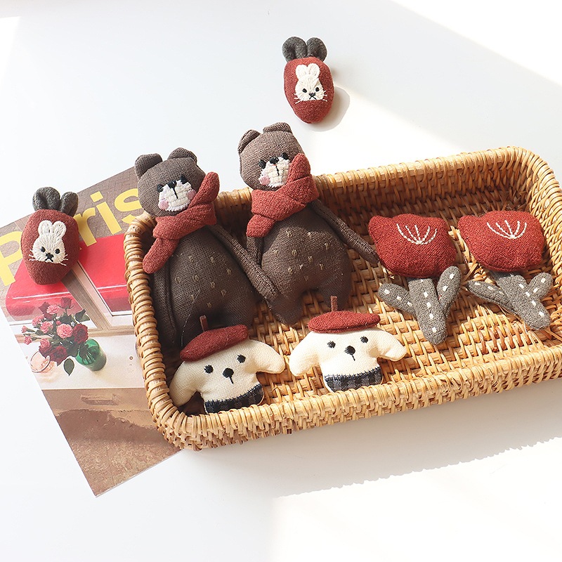 Bunny Brooch Red Scarf Bear Tu - Tuxedo Lapel Pin review and price