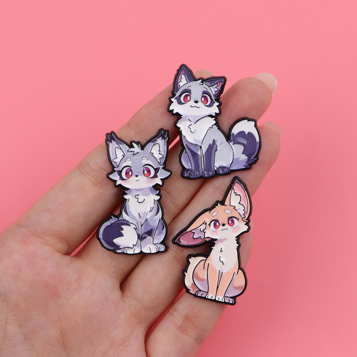 Cute Cartoon Fox Enamel Pins C - Tuxedo Lapel Pin review and price