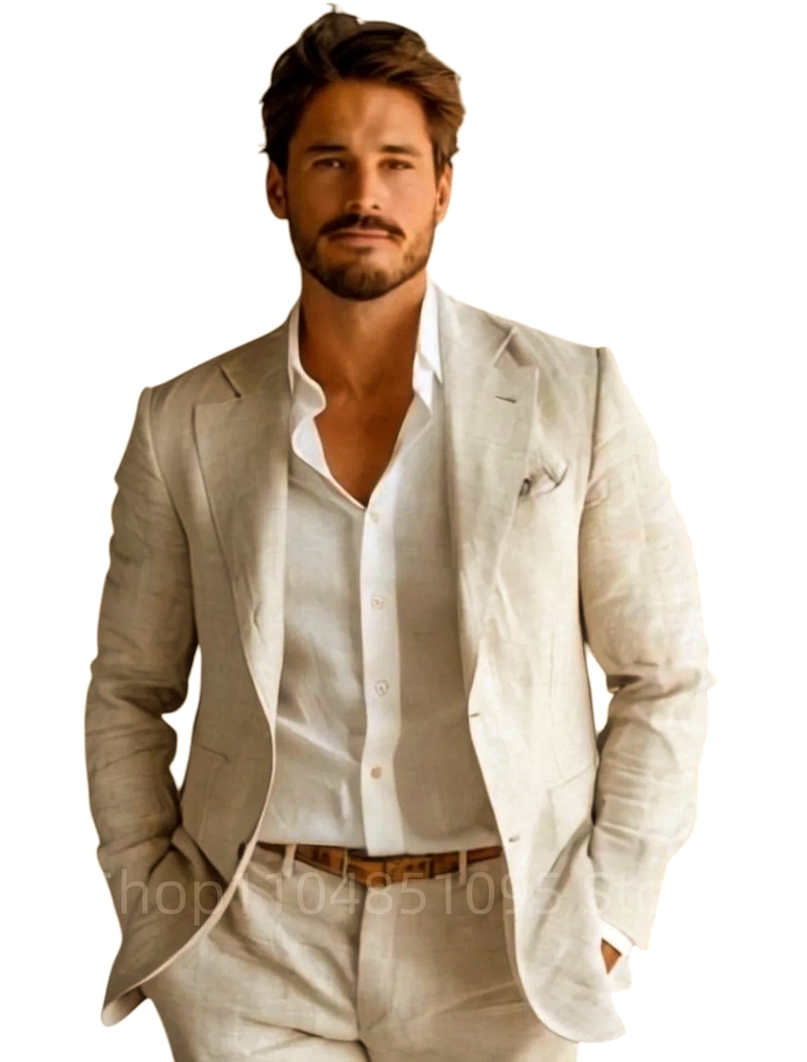 Blue Slim Fit Men's Linen Blaz - Formal Men Party Wear Jacket review and price