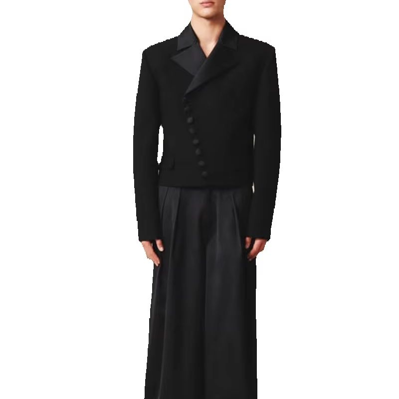 Loose Men Suits Pants Set 2 Pc - Men Formal Wear Fashion review and price