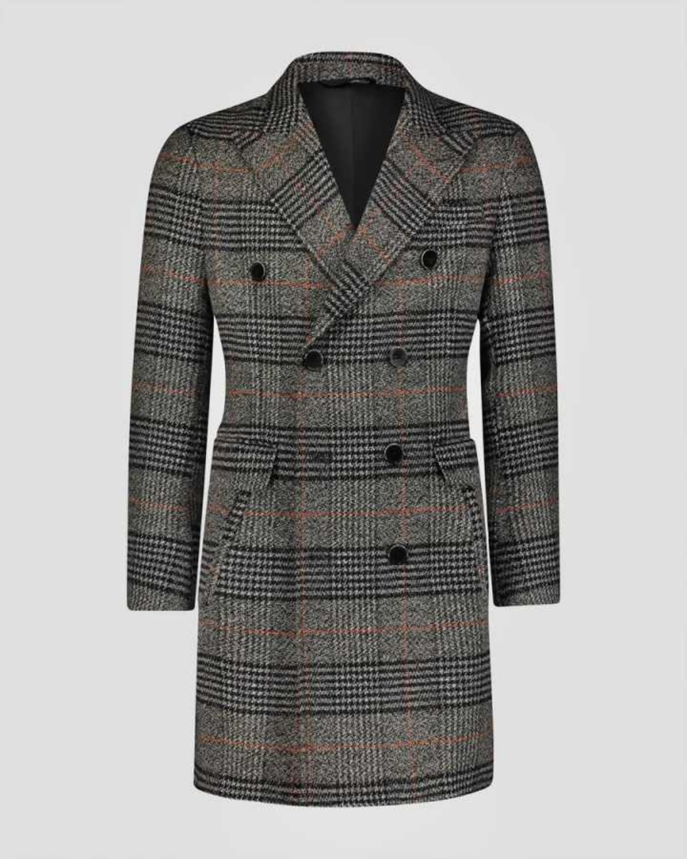 Modern Grid Woolen Blend Men O - Men Formal Wear Modern review and price
