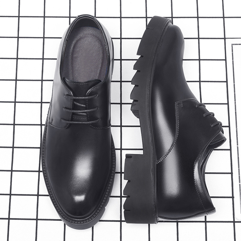 Mens Black Leather Lace Up Dre - Formal Men Daily Wear Shoes review and price