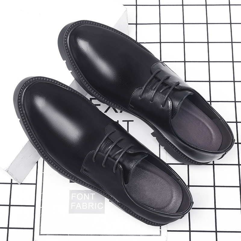 Mens Black Leather Lace Up Dre - Formal Men Daily Wear Shoes review and price