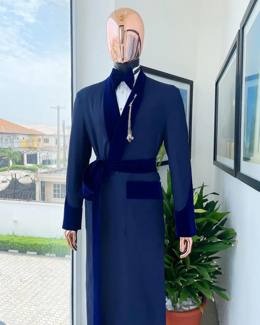 Tailor Made Royal Blue Men Sui - Men Formal Wear For Wedding review and price